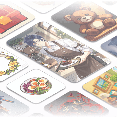 diverse game art models